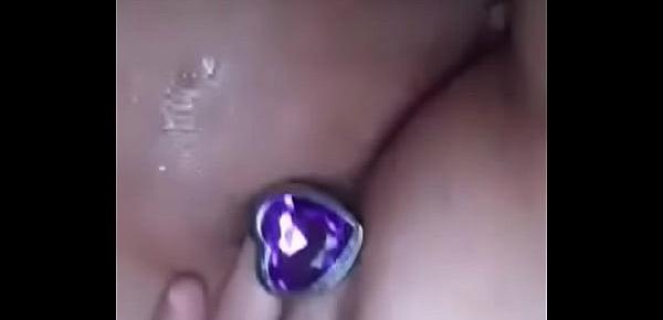  My purple butt plug
